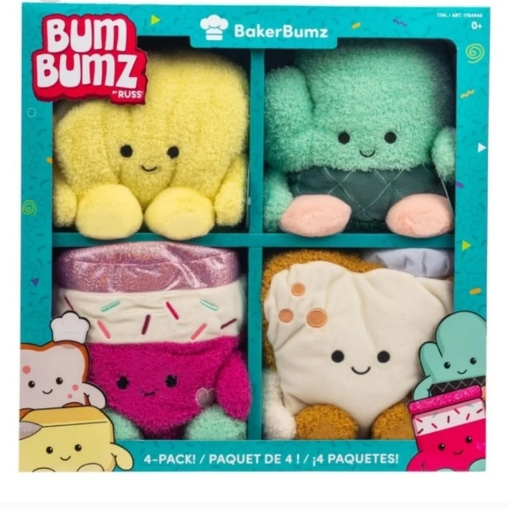 Bum Bums BakerBums 4 Pack NEW